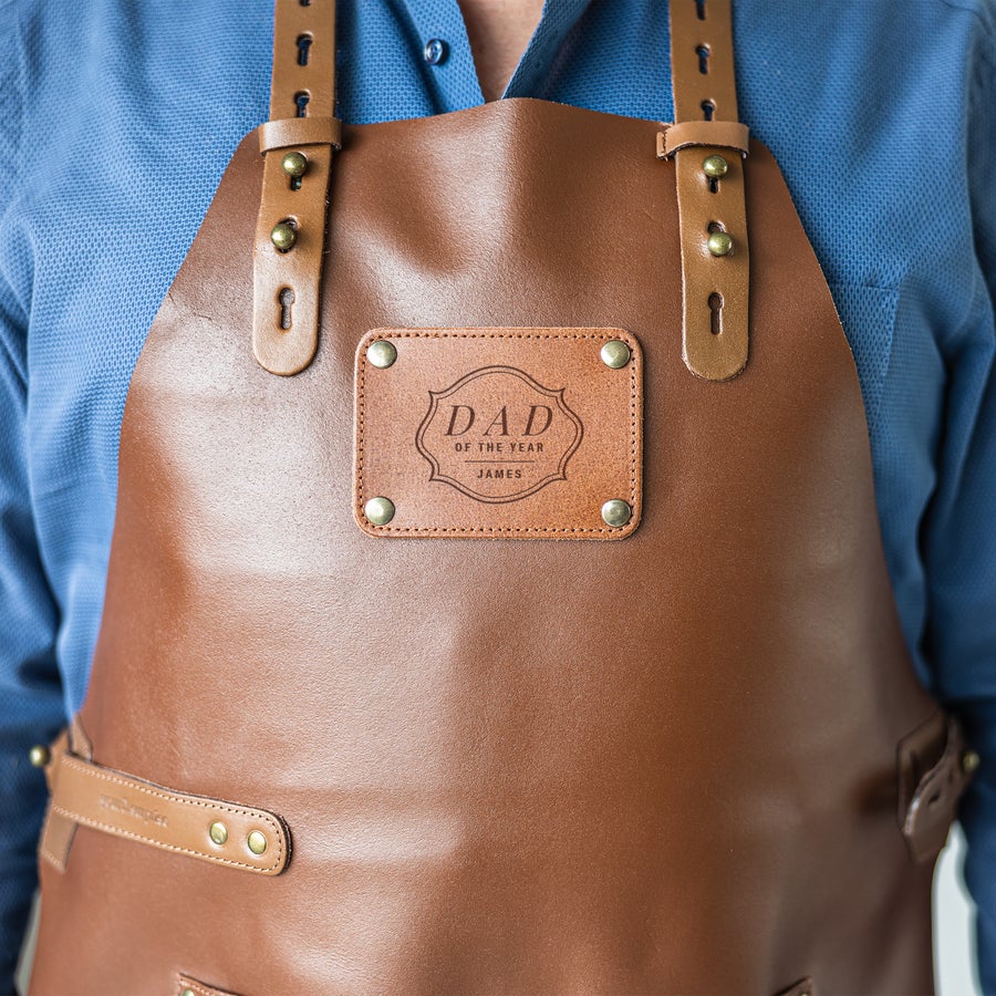 Leather apron with name Leather apron with name