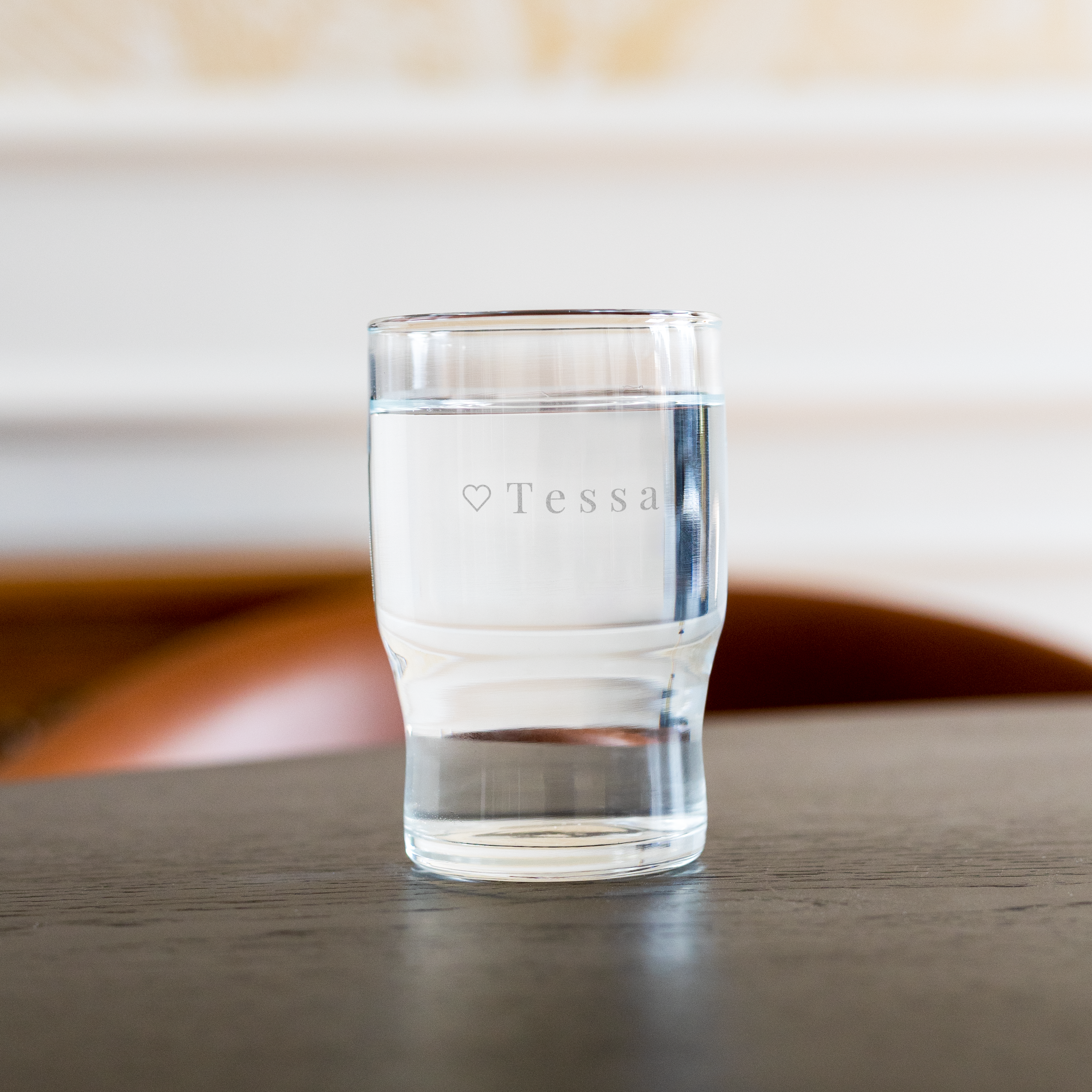 Vasos de agua personalizados