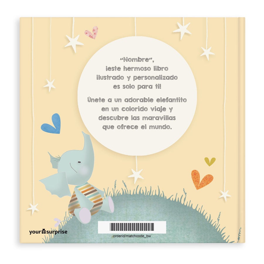 Libro personalizado "Bienvenido al mundo"