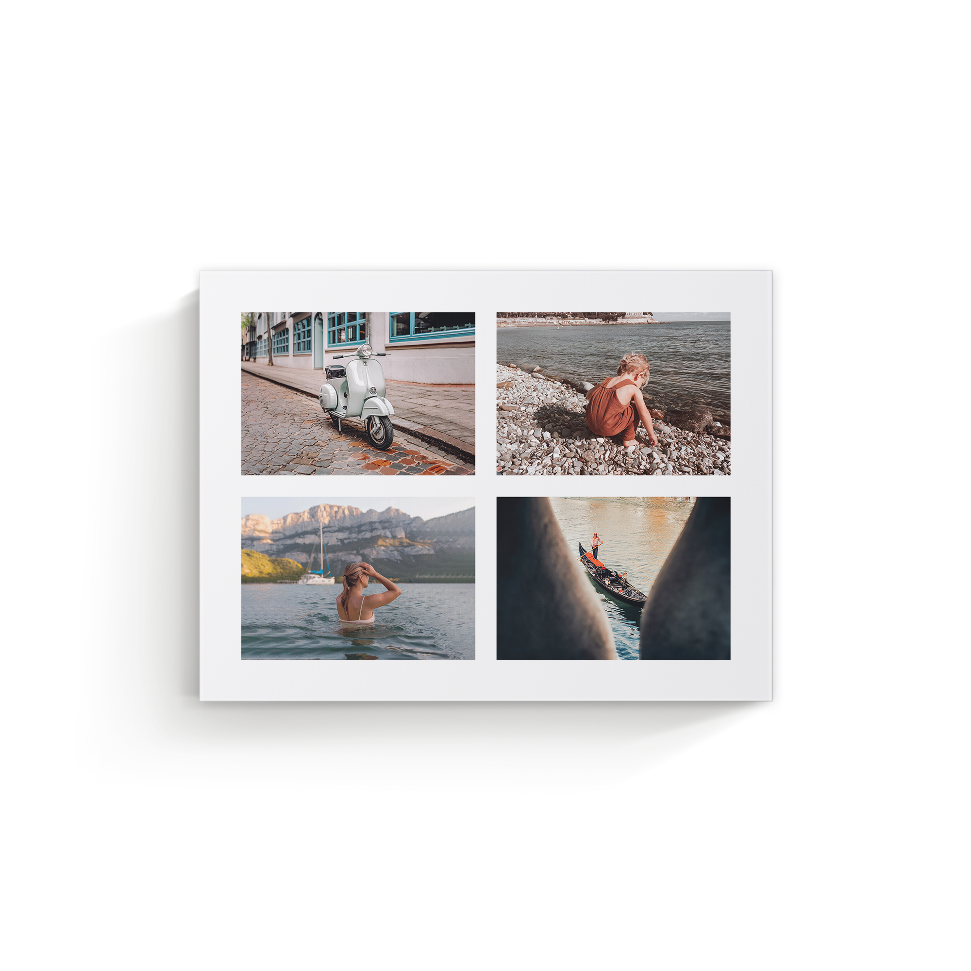 Personalised photo canvas