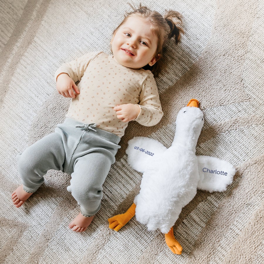 Personalised goose cuddly toy Personalised goose cuddly toy