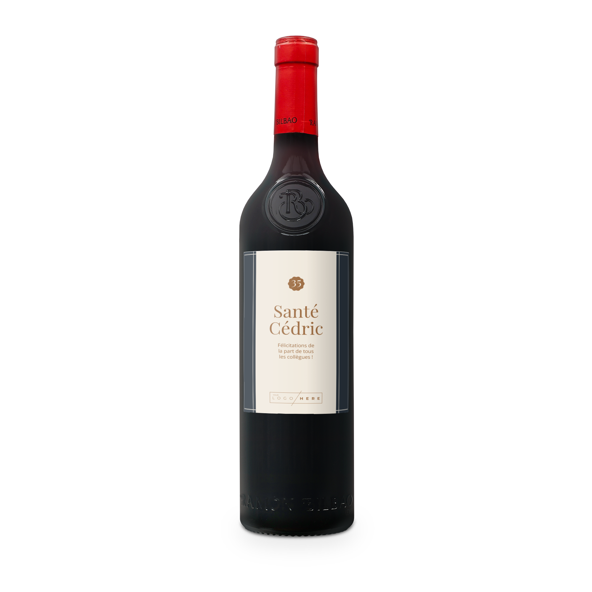 Vin Ramon Bilbao Crianza personnalisé