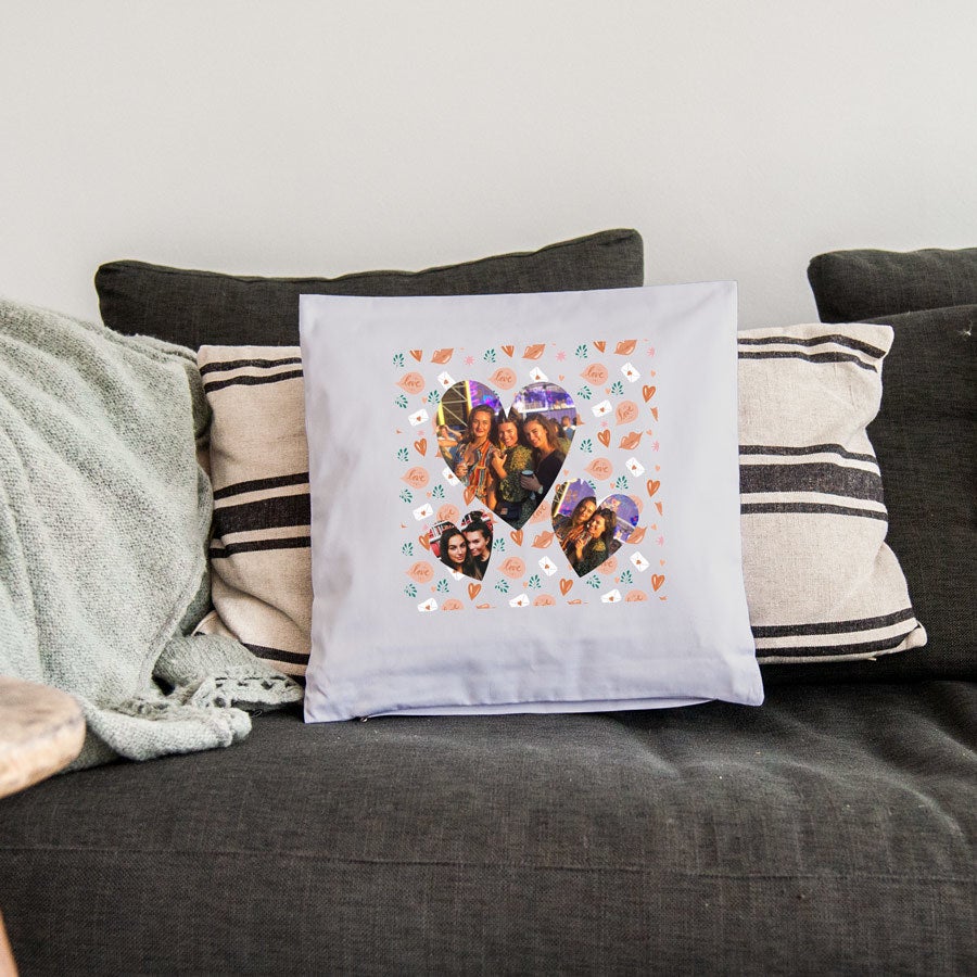 Liebeskissen Weiß 40x40cm ohne Füllung  - Onlineshop YourSurprise