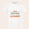 Personlig t-shirt - storebror/storasyster Personlig t-shirt - storebror/storasyster