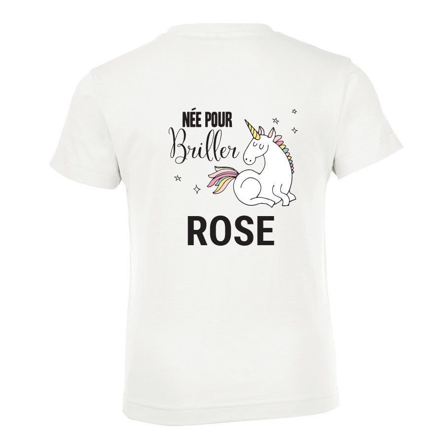 T-shirt personnalisé Licorne - Enfant