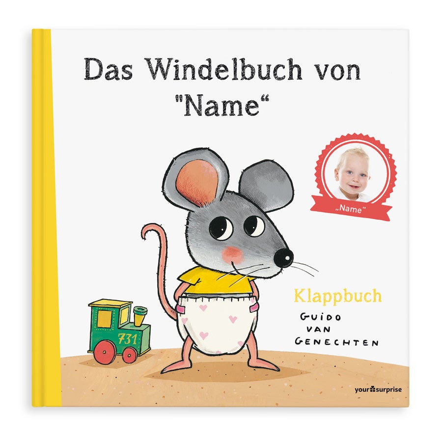 Kinderbuch mit Namen - Das Windelbuch von...