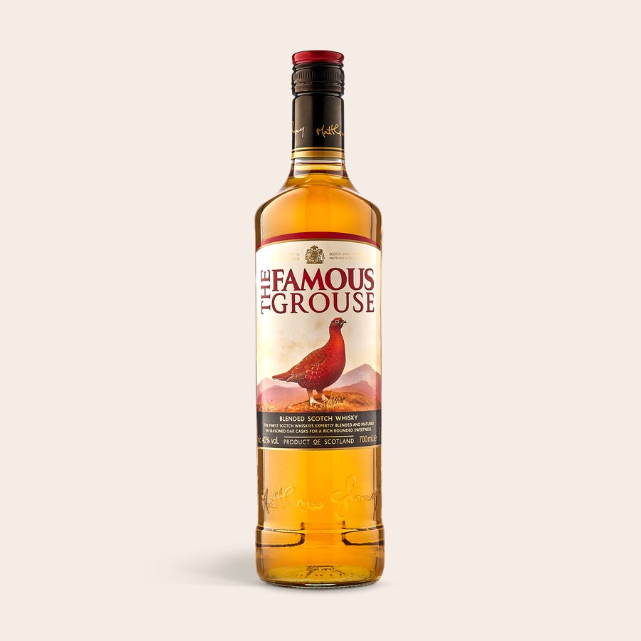 Whisky The Famous Grouse Botella de whisky The Famous Grouse personalizada, con etiqueta del ave escocesa. ¡Sorprende a tus seres queridos con una botella de whisky The Famous Grouse!