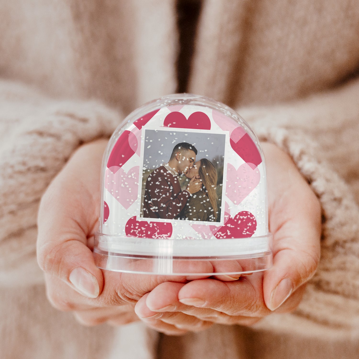 Personalizowana Kula �nie�na ze zdj�ciem - �nie�ynki