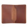 Kožený držák bankovní karty - Brown