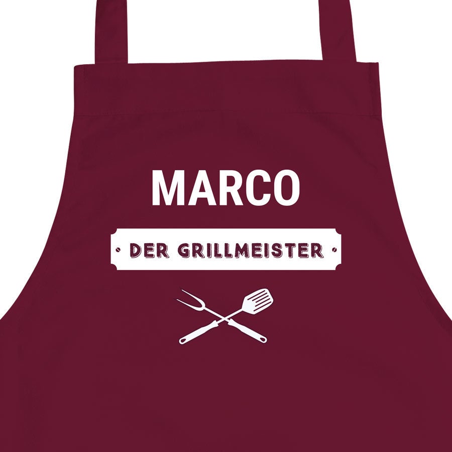 Grillschürze - Bordeaux