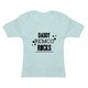 Baby T-shirt - Blauw - 0-6 maanden