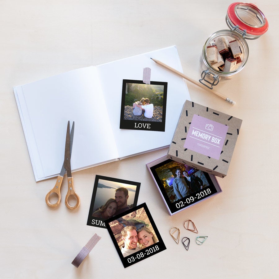 Personalised Retro photo prints - 24 pcs - In gift box