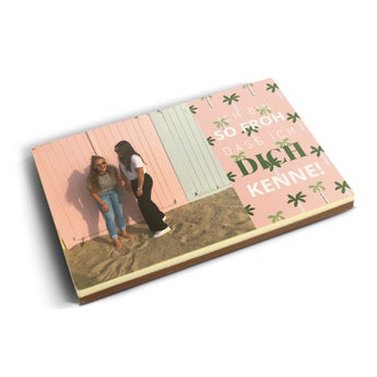 Carte photo en chocolat personnalisée - 240 g