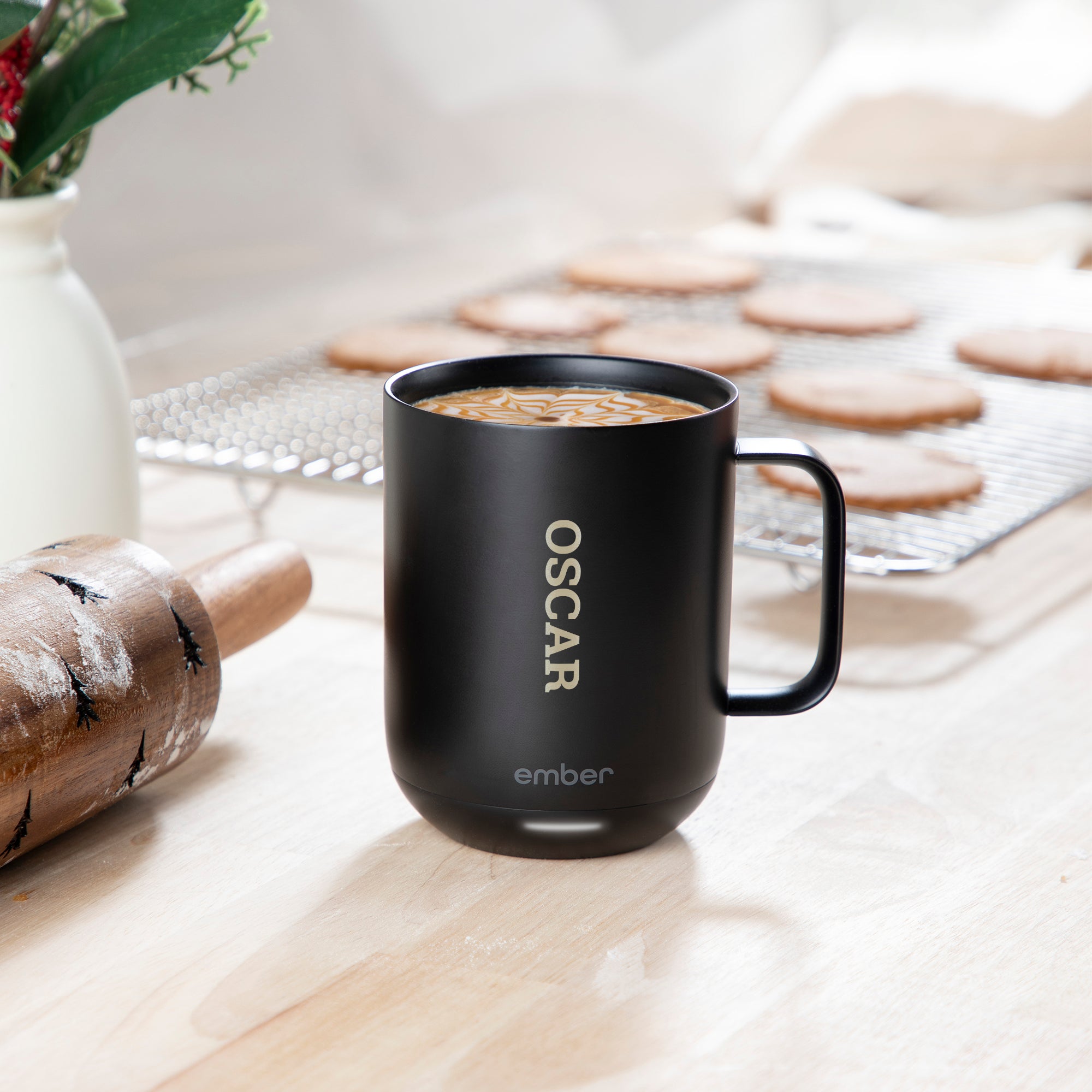 Gepersonaliseerde Ember Control Mug - Zwart - 295 ml