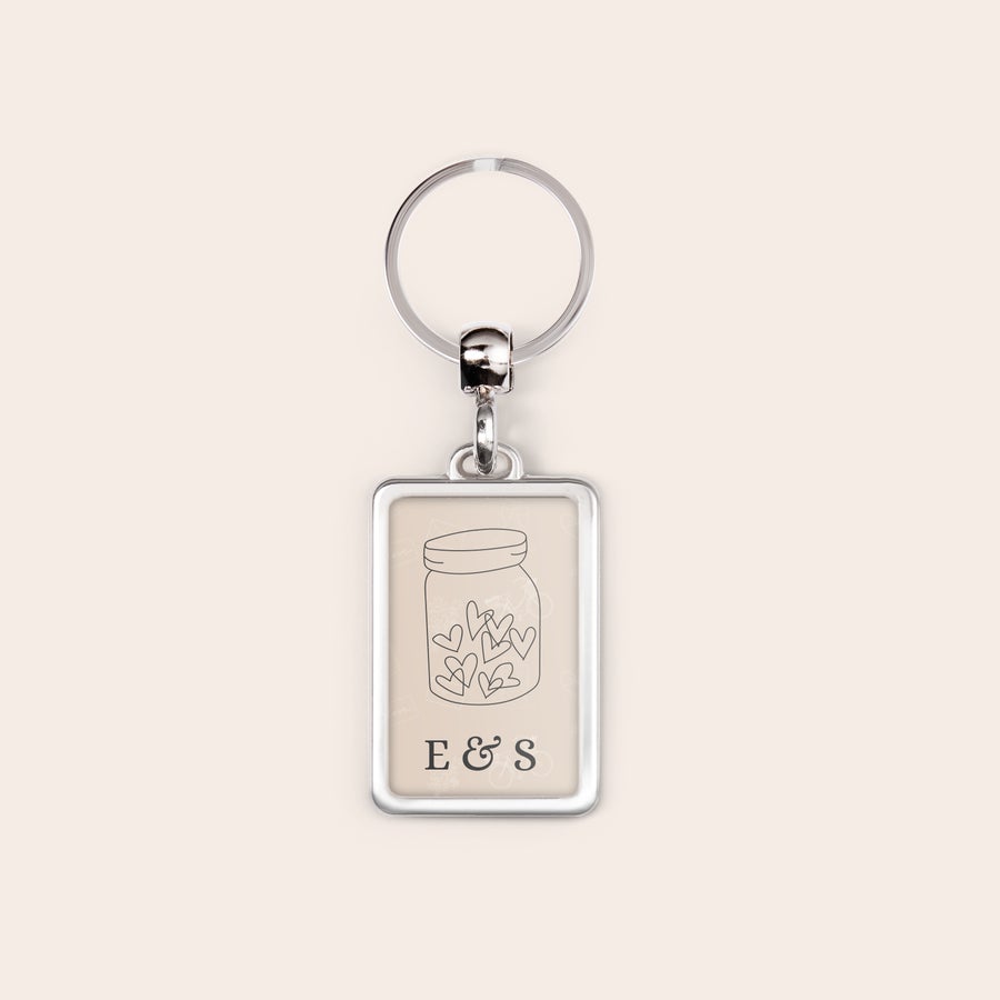 Personalised key ring - Stainless steel Personalised key ring - Stainless steel
