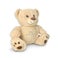 Personlig teddybjörn med broderad mage