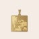 Necklace with square pendant Necklace with square pendant