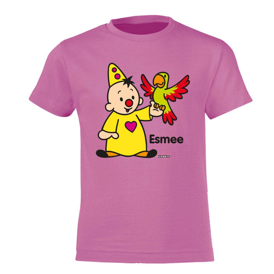 Kinder T-shirt - Bumba - Roze Kinder T-shirt - Bumba - Roze