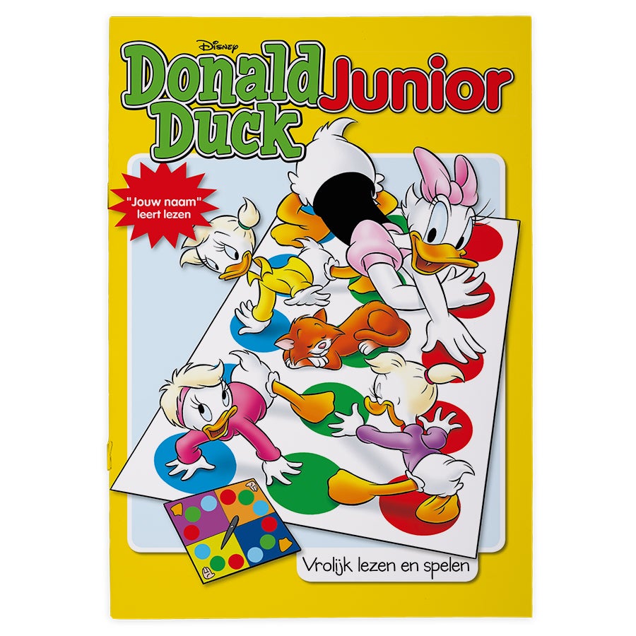Stripboek Donald Duck met naam