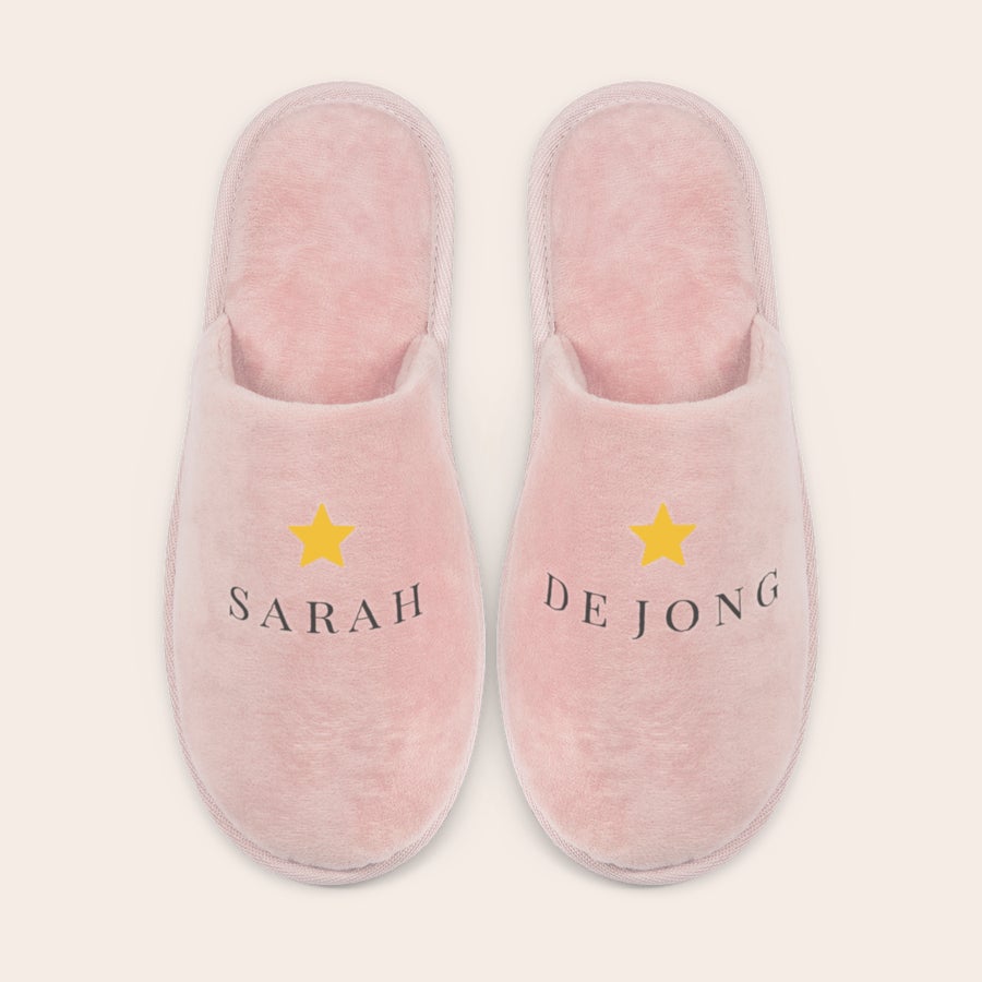 Pantoffels bedrukken Pantoffels bedrukken