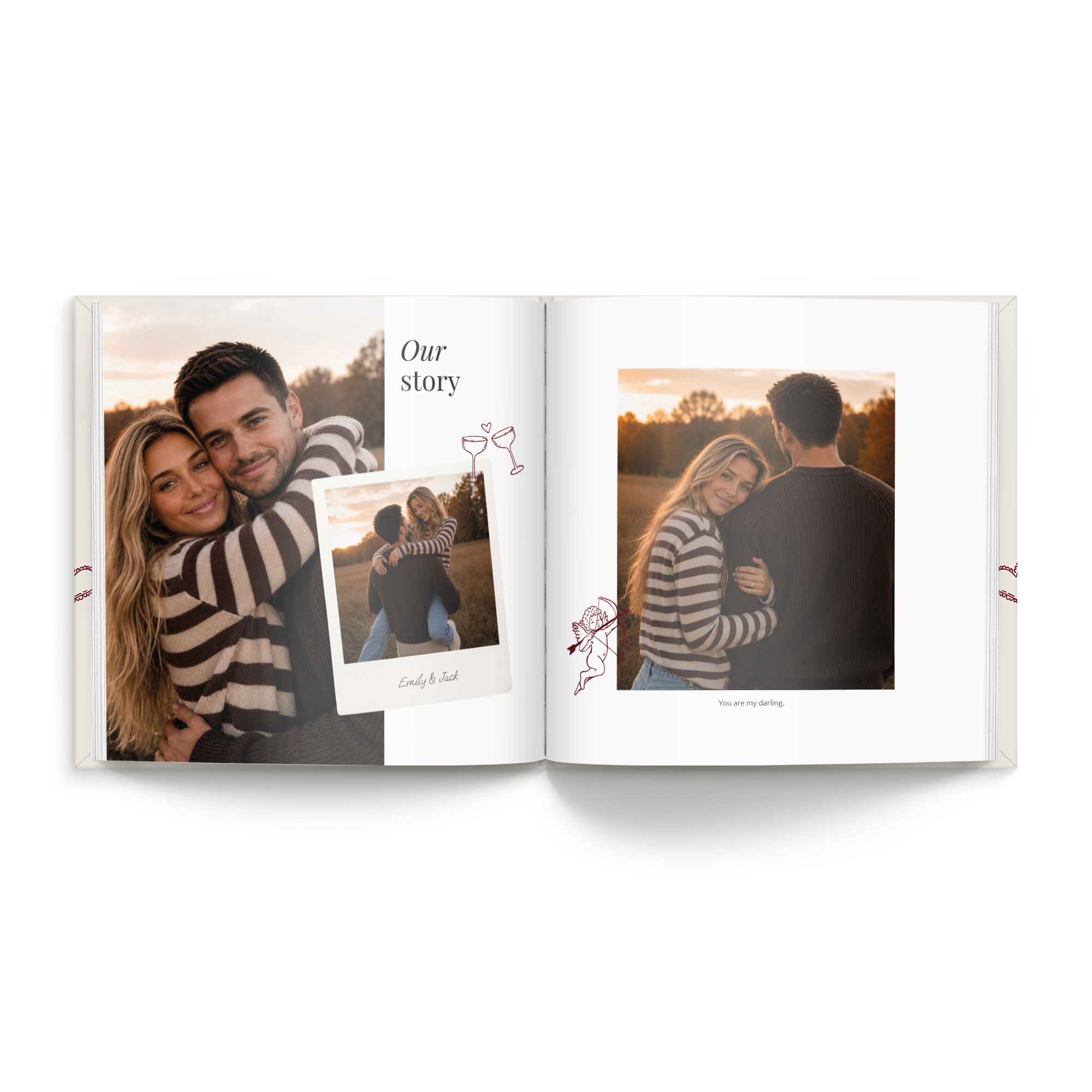 Personalised photo album - Love