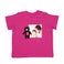 Baby shirt bedrukken - Korte mouw - Fuchsia - 62/68