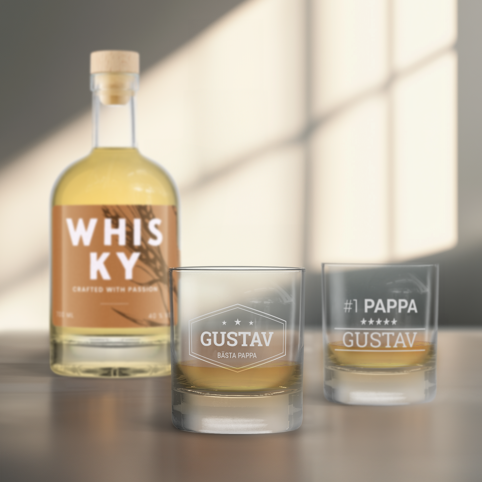 Personligt anpassad whisky