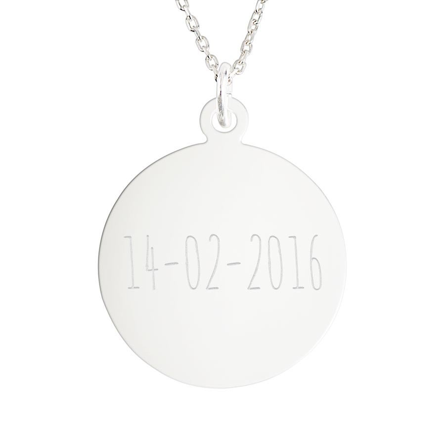 Design your own engraved silver pendant YourSurprise