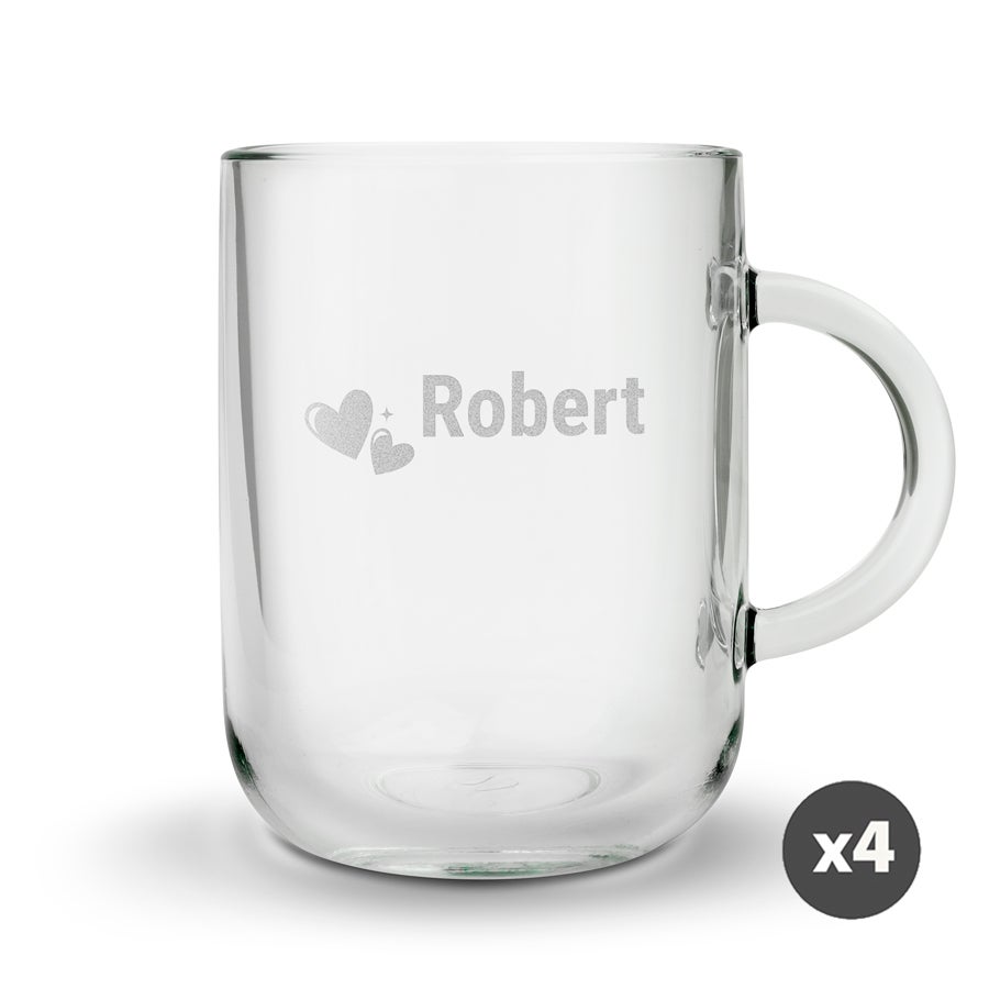 Engraved Glass Mugs