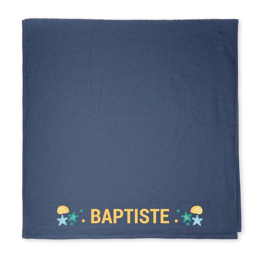 Serviette de bain avec photo