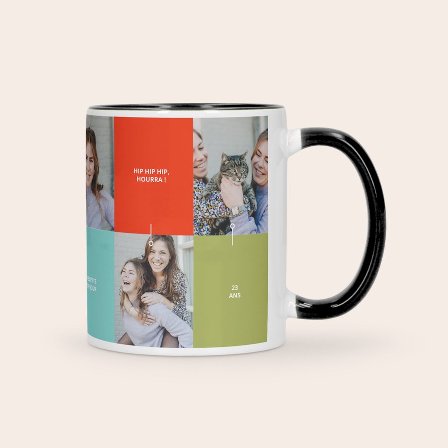 Mug personnalisé coloré Mug personnalisé coloré