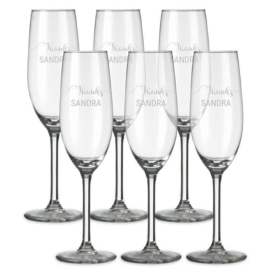 Flûtes à champagne personnalisé Flûtes à champagne personnalisé