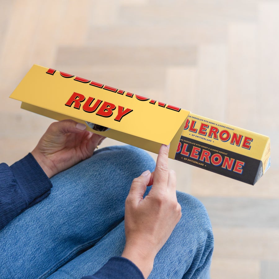 Personalised XL Toblerone Selection chocolate bar - General