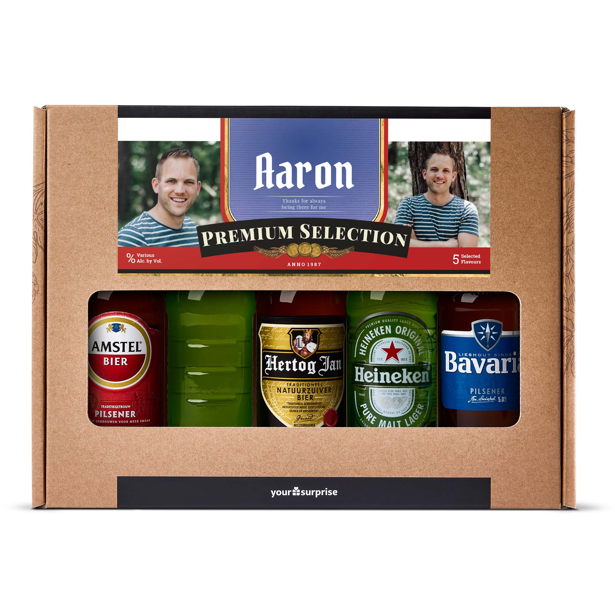 Personalised beer gift set - Dutch - Father's Day