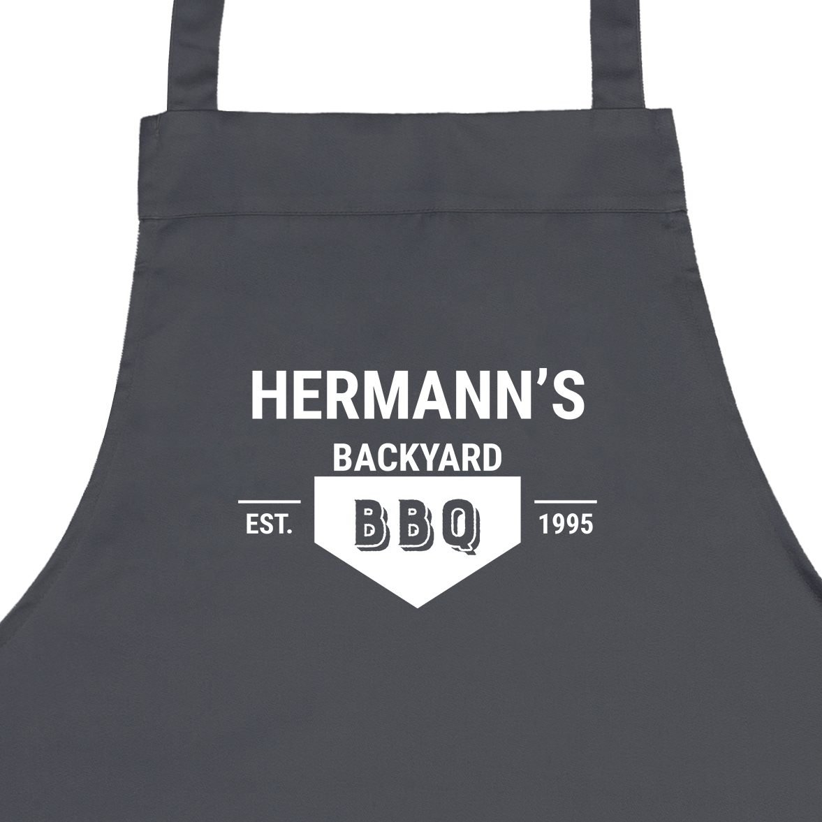 Kochschürze bedrucken - Grau