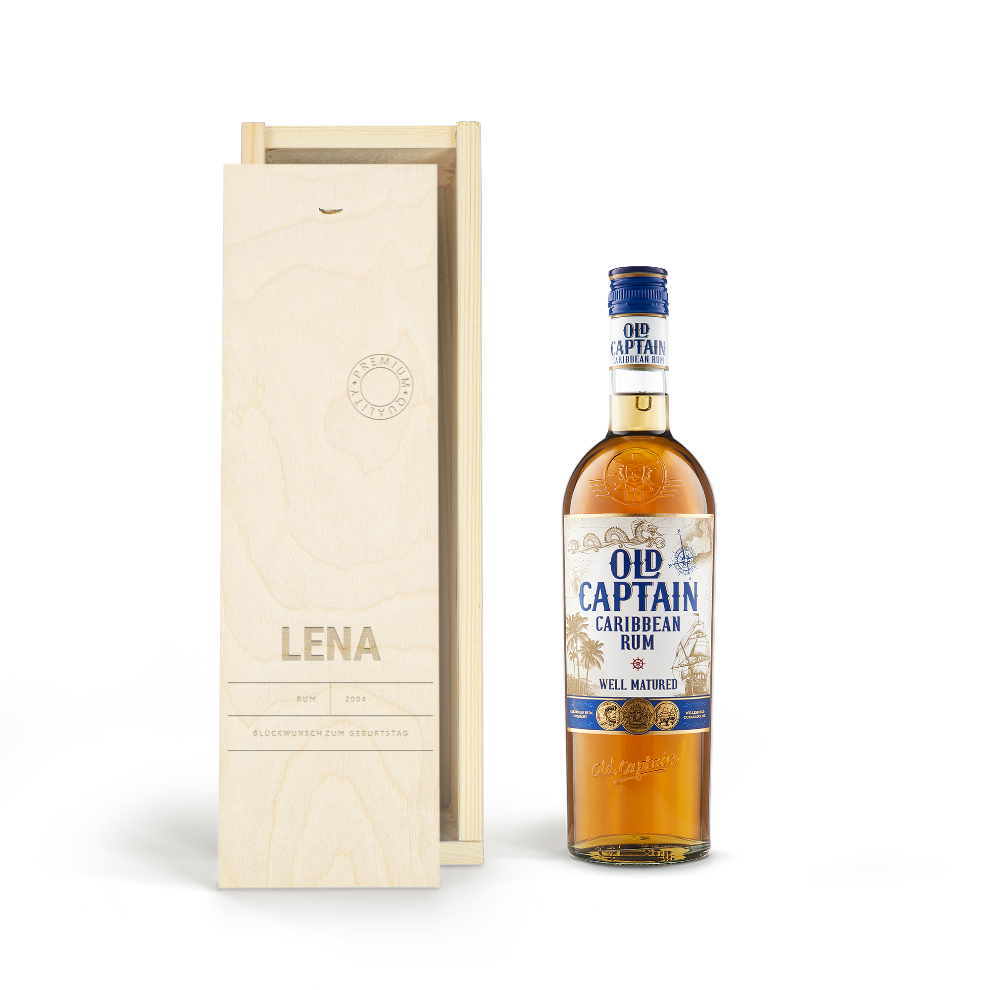 Personalisierter Rum - Old Captain