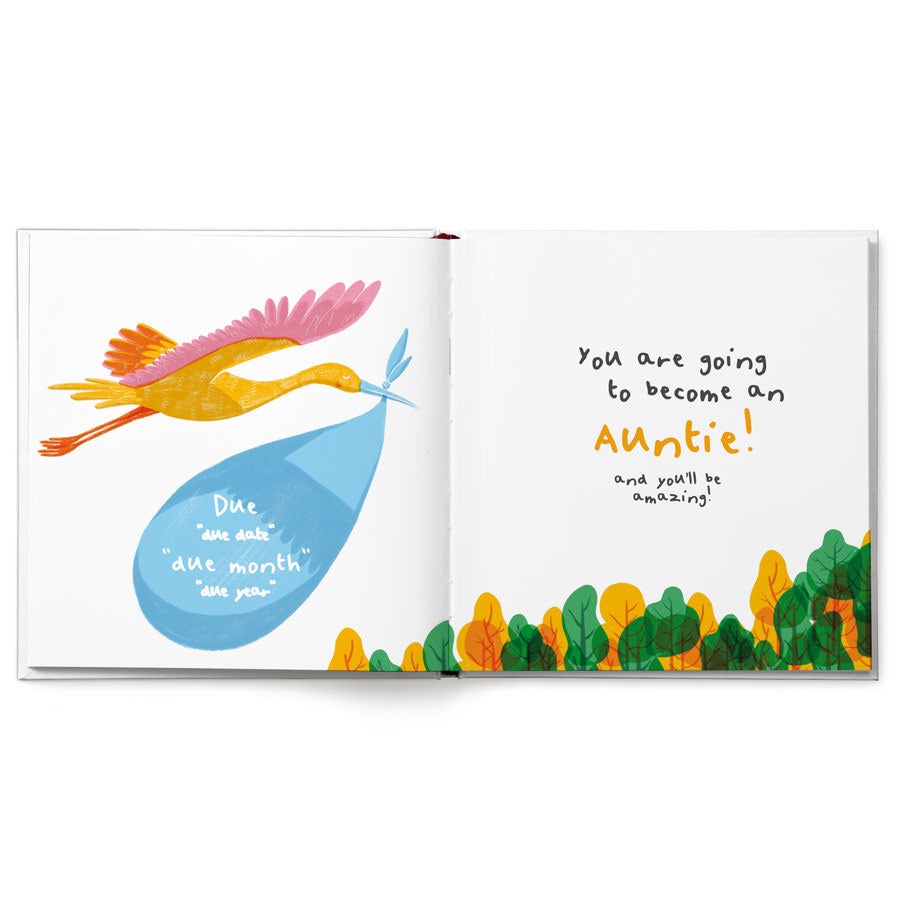 Personalised book - Guess what?! - Pregnancy announcement