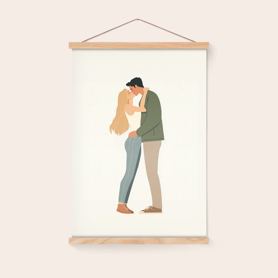Poster personnalisé avec porte-affiche Poster personnalisé avec porte-affiche