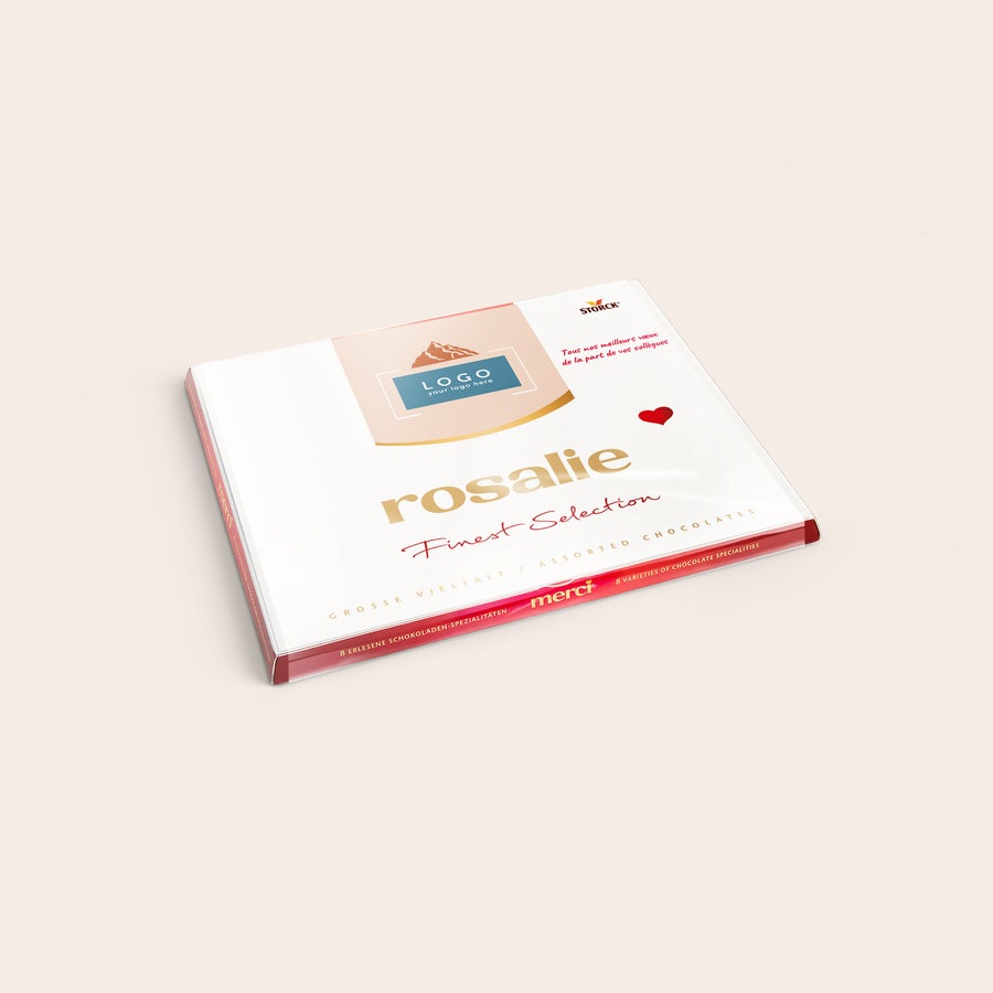 Chocolat Merci Finest Selection avec carte de vœux Chocolat Merci Finest Selection avec carte de vœux