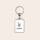 Personalised key ring - Stainless steel Personalised key ring - Stainless steel