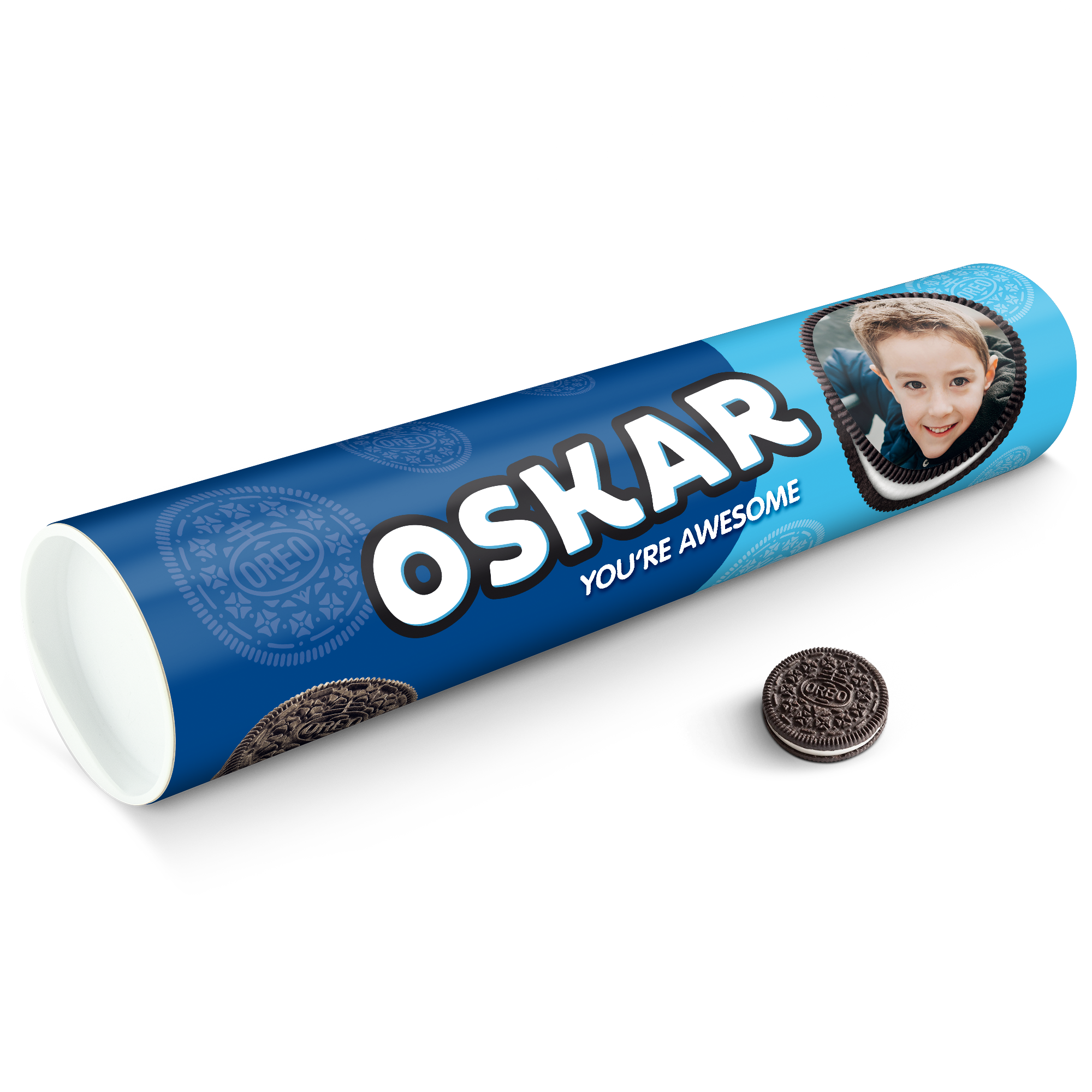 Spersonalizowana tuba upominkowa Oreo XXL