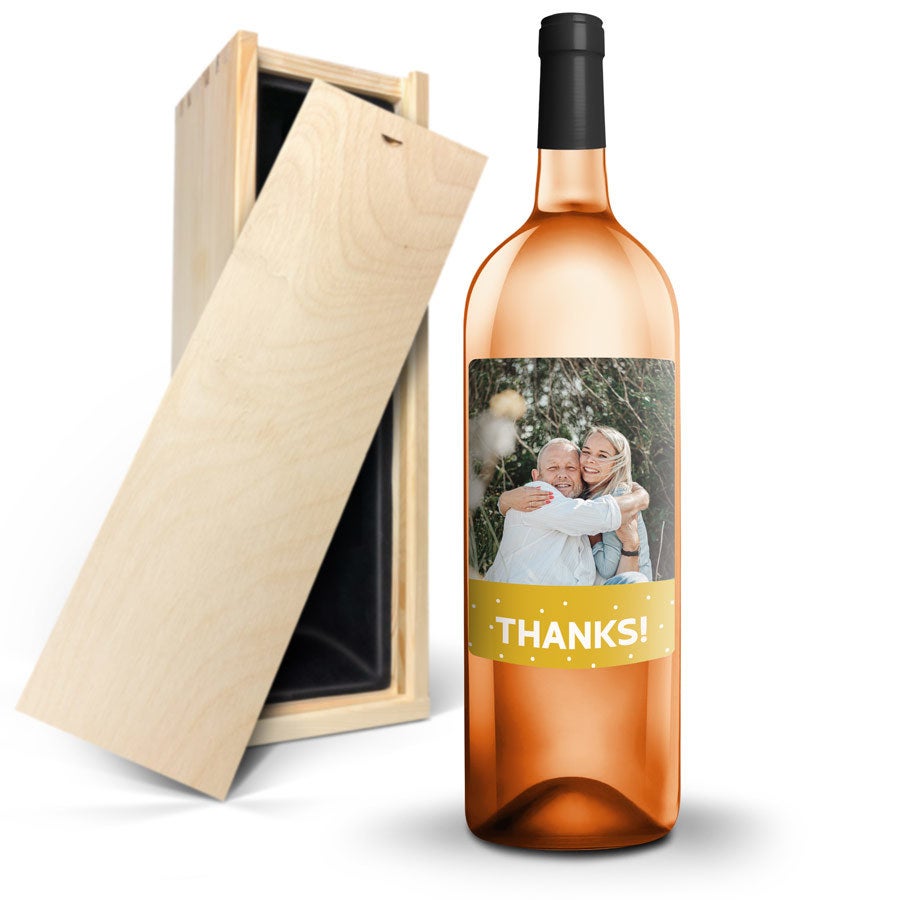 Vino con etiqueta personalizada - AIX rosé (Magnum)