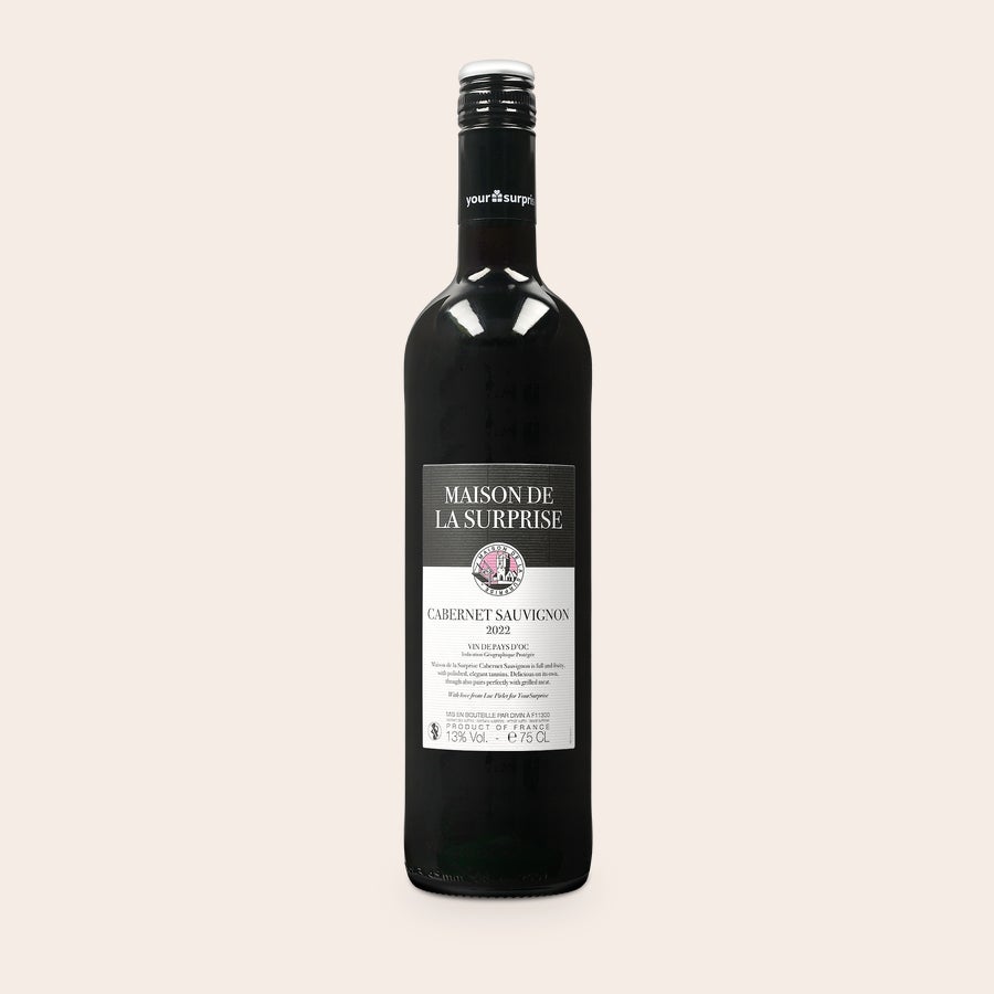 Wijn Cabernet Sauvignon personaliseren Wijn Cabernet Sauvignon personaliseren