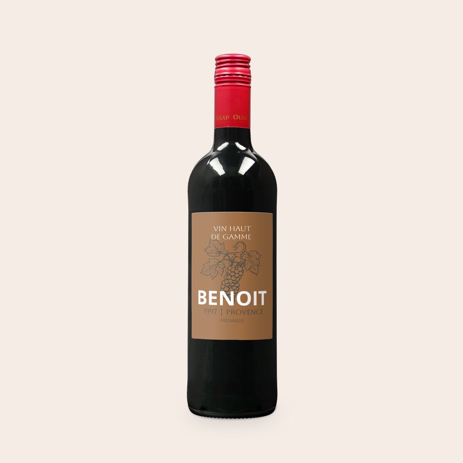Coffret vin personnalisé - Oude Kaap - Rouge Coffret vin personnalisé - Oude Kaap - Rouge