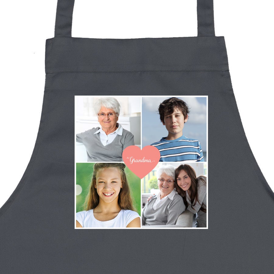 Grandma apron - grey