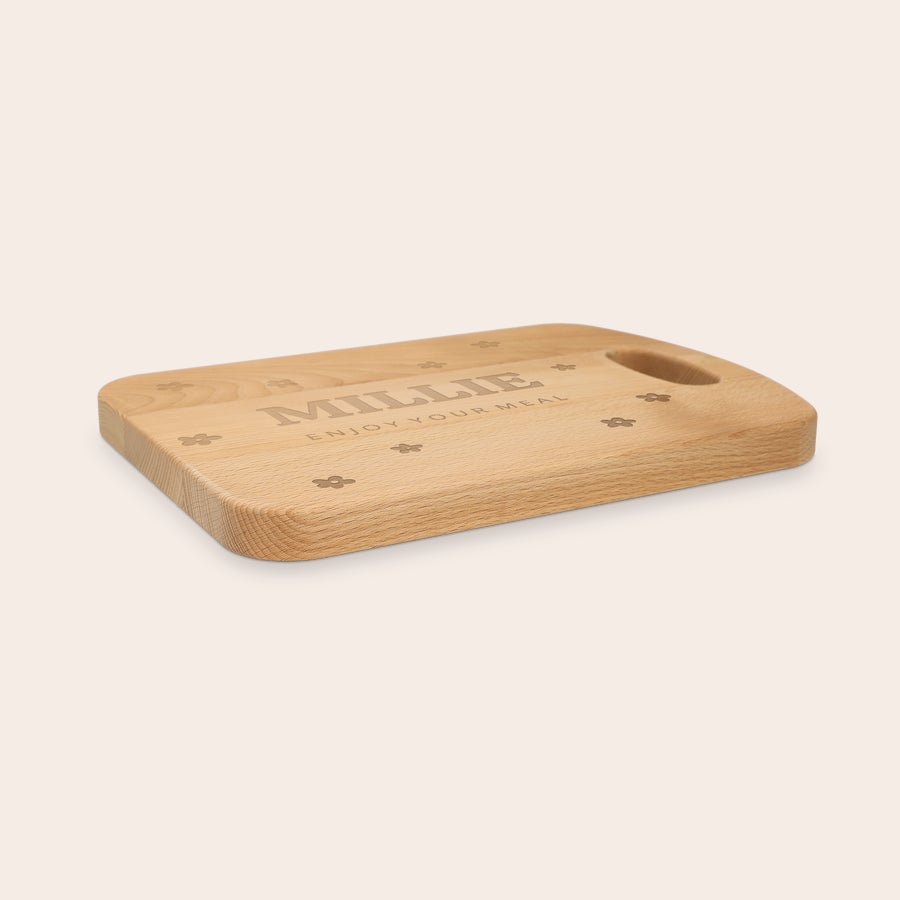 Personalised bread board Personalised bread board