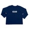 Personalizované Detské tričko - dlhý rukáv - Navy - 50/56