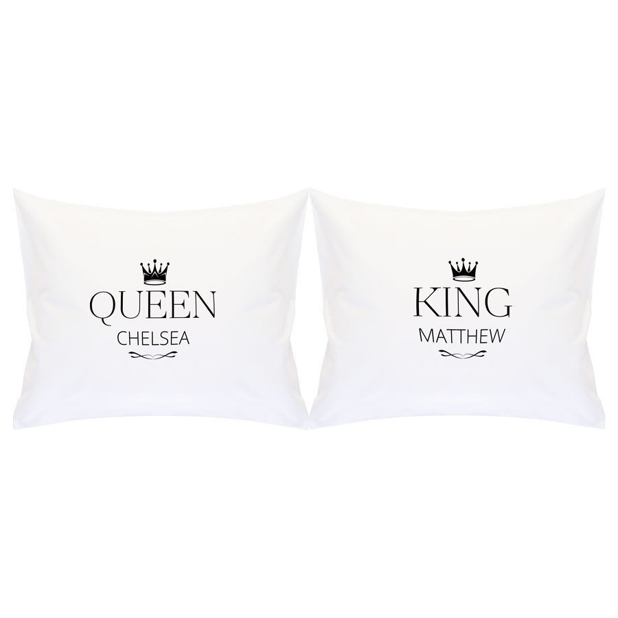 Set federe con stampa - Amore Set federe con stampa - Amore