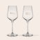 Verre à vin blanc personnalisé Verre à vin blanc personnalisé