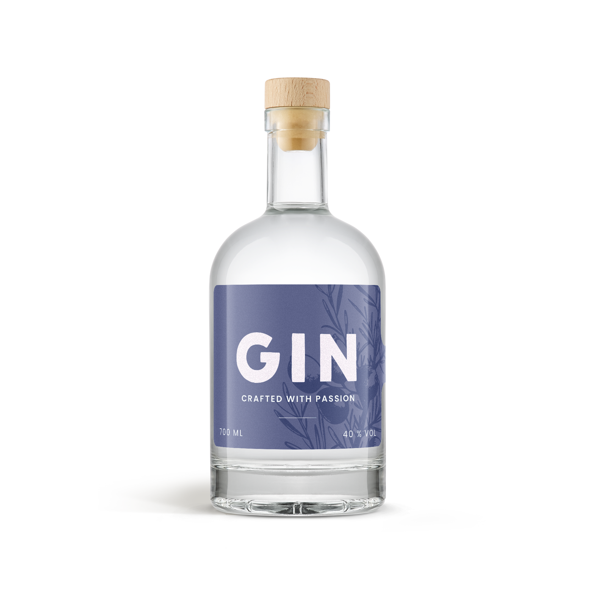 Personalised gin gift - YourSurprise - Engraved glass
